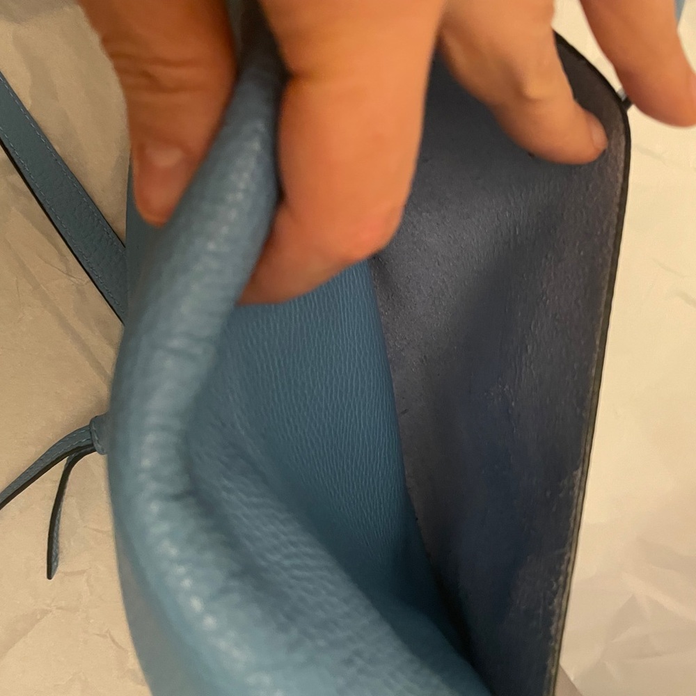 Annabel Ingall Sky Blue Crossbody Bag with Gold Accents - Picture 8 of 16